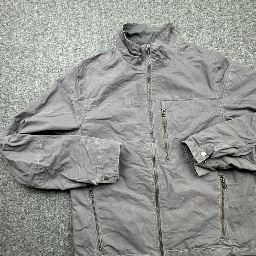 Kuhl‎ Burr Jacket Jacket Gray Men's Size L Large Outdoors Hiking Gorpcore 1052